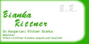 bianka rittner business card